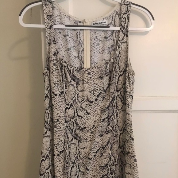 Reformation Noha Mini Dress Size 6 - Picture 2 of 4